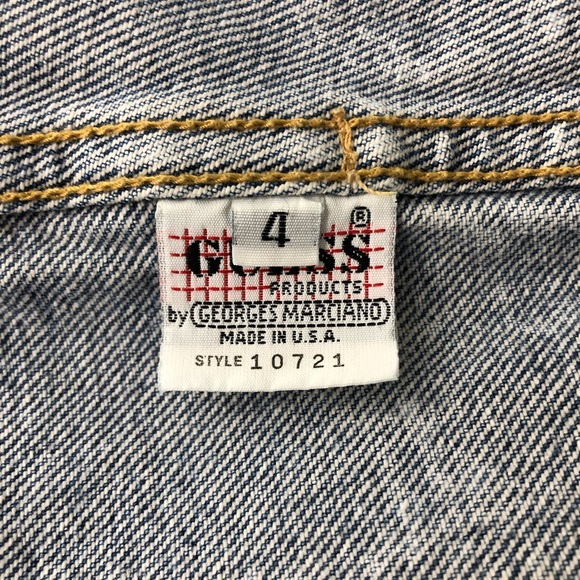 Vintage Guess Overalls 4 Acid Wash Pleated 90’s - Picture 8 of 8